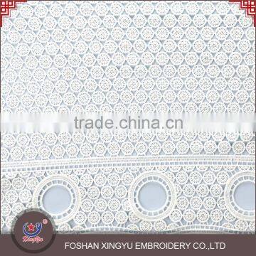 Top quantity New product round dot pattern cotton guipure chemical lace fabric wholesale