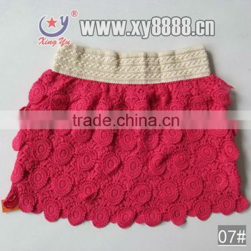 2013 new Chemical Embroridery Short Lace Skirt