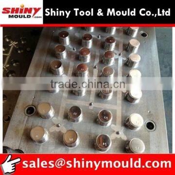 32 cavities plastic cap mould cold runner