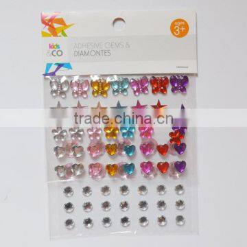 Free Shipping Self Adhesive Rhinestone Stickers Pearl Gem Stickers