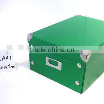 Green Folding Box with metal L061