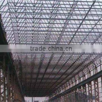 steel space frame construction building/steel structure factory building/Large strong steel structure