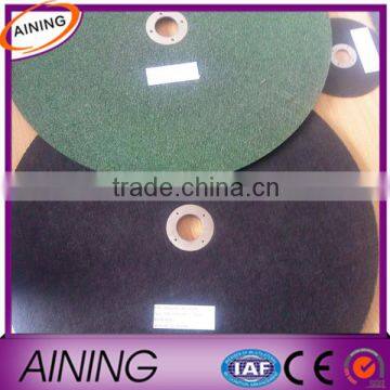 Green Black color cutting disc/cutting wheel