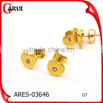 Stainless Steel Jewelry Gold Plate Cheap Star Stud Earrings photo-2