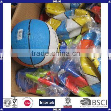 Best Selling Promotional Gifts Kids Like Toys Rubber Basketball