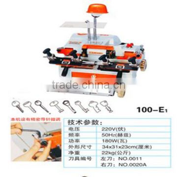 Model 100-E1 cutting machine with external cutter