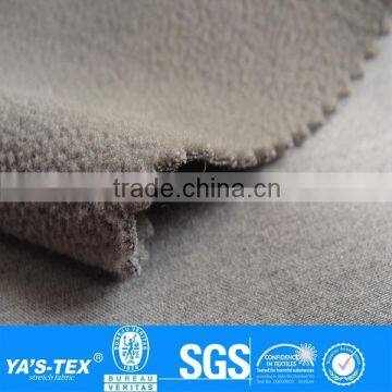 2 layers grey bamboo fabric bamboo polar fleece fabric bonding fabric for winter sportswear Bedding