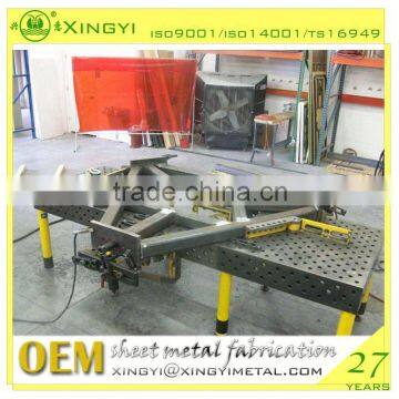 laser cutting stainless steel frame metal sheet parts