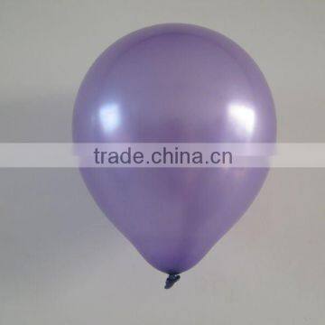 colorful promotional metallic latex balloons