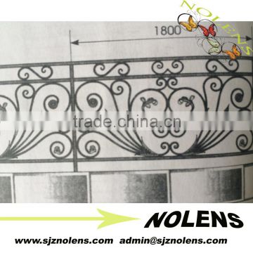 Faux Wrought Iron Fence design