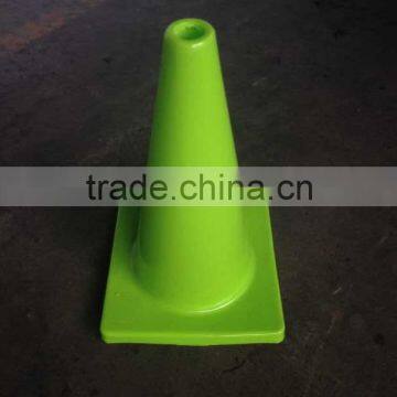 18" Lime Green Orange Colored Traffic Safety Cone Used PVC Traffic Cones photo-2