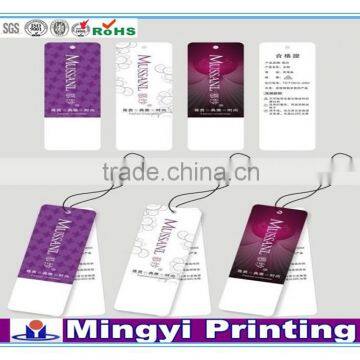 Customer design clothes label, garment hangtag label