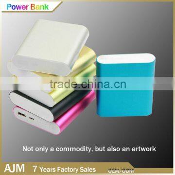 Dual output 10000mAh metal power bank