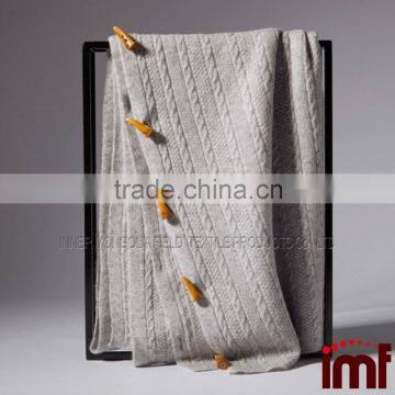 Knitted Pattern Poncho Himalayan Wool Poncho photo-3