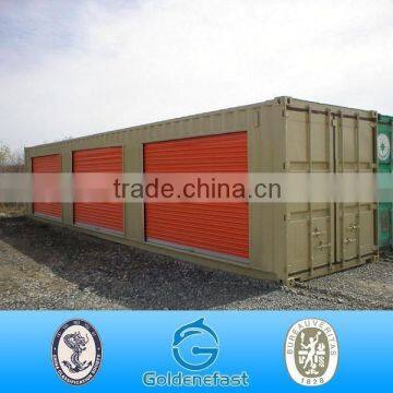 ISO roller shutter container shipping 20ft container with roller shutter door