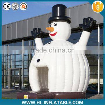 Funny stand balloon inflatable snowman bouncy for kids