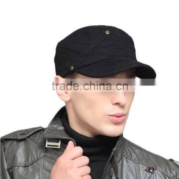 Whole cotton men military hats for spring/summner/autumn/winter