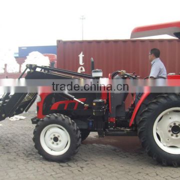 60hp farm tractor 4wd with front end loader,backhoe