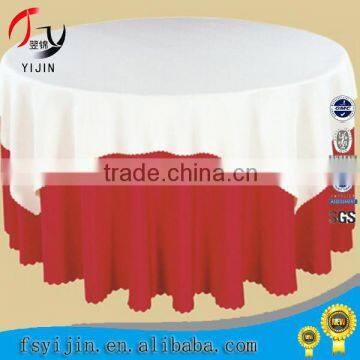 2015 new style customer design wrinkle free table cloth