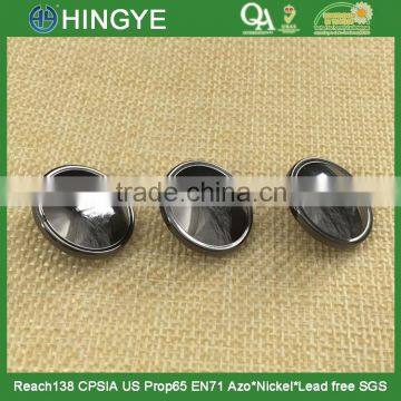 new arrival 19mm gunmetal nickel free shank buttons for clothes
