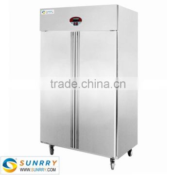 Commercial stainless steel vegetable compact freezer trolley with wheel