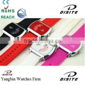 Fashion Silicone Wrist Watch Ladies With Chargeable Bracelet