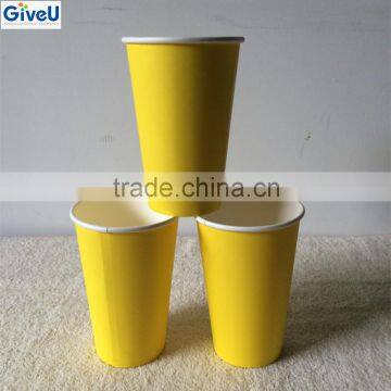 Single Wall with Lid Beverage Use Foam Coated Paper Cup with Custom Design