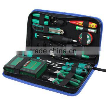 53pcs tool set with electric soldering iron multifunction screwdrivers set 30W telecommunications repair set