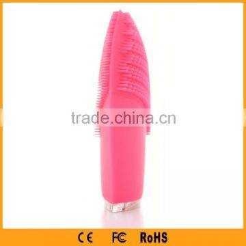 Facial Massage Brush Silicone Plastic Handheld Massager photo-4