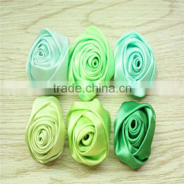 2" Solid Satin Rosette,Pretty Cute For Hair Accessories