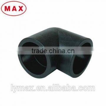 Hot melt docking HDPE pipe fitting/45 degree elbow