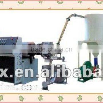 waste plastic PVC granulating equipment ,pelletizing machine