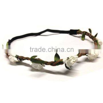 Colorful flower headband Boho style daisy flower crown headband H4028