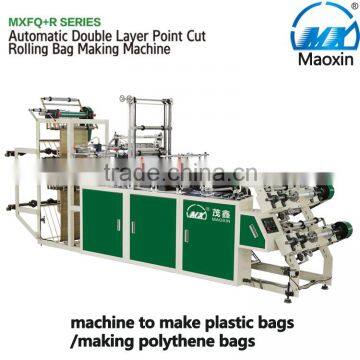 machine to make plastic bags/making polythene bags