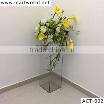 Acrylic wedding centerpiece pillar columns walk way stand using for wedding decoration(ACT-002)