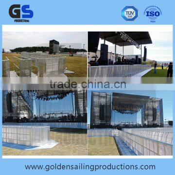 aluminum barrier/road barriers/crowd control barriers