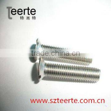 DIN963 flat head slotted machine screw M4*20