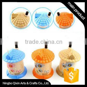 Cute House Shaped Automatic Plastic Toothpick Dispenser photo-2