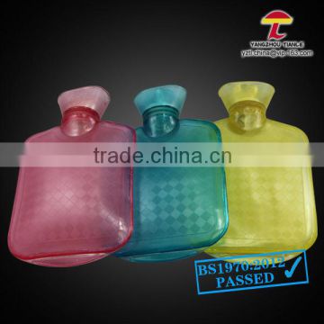 BS Standard PVC Hot Water Bottle in Various Color