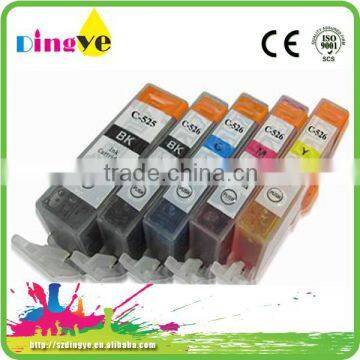 For canon printer cartridges compatible cartridges for PGI-525 CLI-526