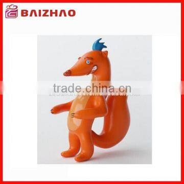 Mini small size gift plastic figure,3d cartoon squirrel figure toy