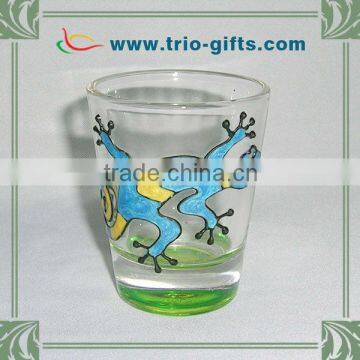 fashion good quality shot glass lizard logo