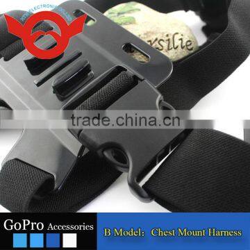 B model: chest body strap for Gopro Hero 2/3/3+/4/4 Session action camera accessory