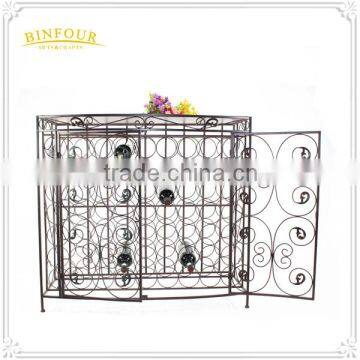 Cheap Metal Bar Wine Bottle Holder Wine Bottle Display Rack photo-3