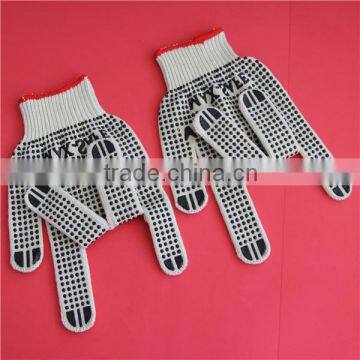 Wholesale! cheap knit gloves pvc glove