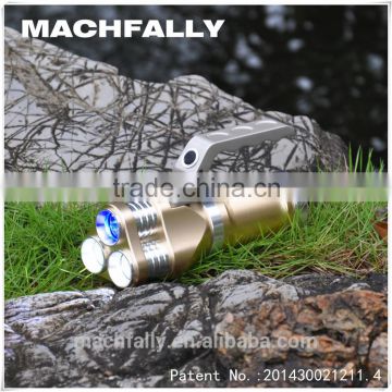 2015 The Blast High Quality 3T6 Waterpoof Fishing Light High Power 5 Color LED Fishing Flashlight