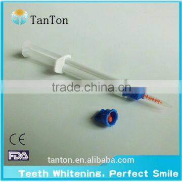 Professional 0.1%-35%HP Teeth Bleaching Gel qith mixing syringe tips