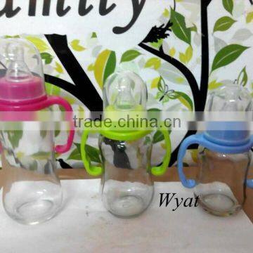 cheap 120ml 160ml 280ml baby feeding glass bottle manufacturer