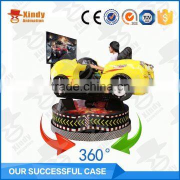 2016 funny Product car racing 3d games 4d car racing simulator price for 360 degree car simulator