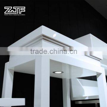 ZJF Shopping Mall Wooden Candy LED Display Shoes Rack photo-4